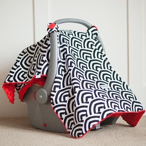 Solomon Original Minky Car Seat Canopy Canopy by Couture - My Little Baby Bug