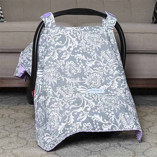 Belle Original Minky Car Seat Canopy Canopy by Couture - My Little Baby Bug