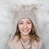 Gray Cat Faux Fur Hat for Kids & Adults by Eskimo Kids - My Little Baby Bug