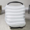 Gray Stripes Multi Use Stretch Cover by Canopy Couture - My Little Baby Bug