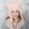 Pink Cat Faux Fur Hat for Kids & Adults by Eskimo Kids - My Little Baby Bug