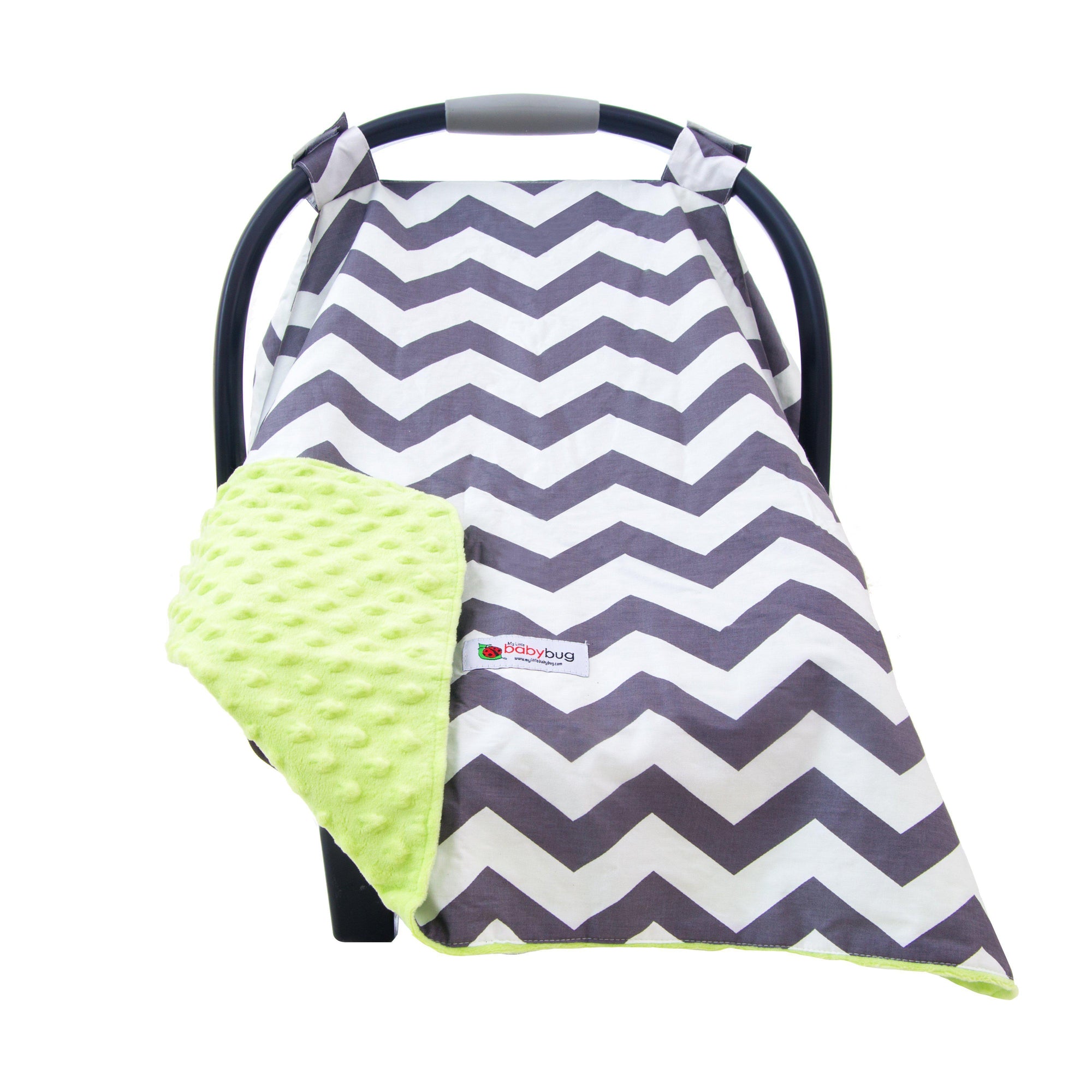 Car Seat Canopy Cover | Andrew Pattern by My Little Baby Bug - My Little Baby Bug
