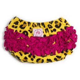 Pink Cheetah Diaper Cover for Girls by Ruffle Buns - My Little Baby Bug